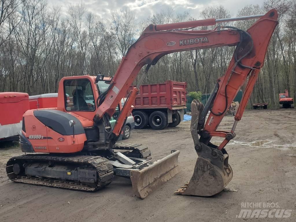 Kubota KX080-3 Excavadoras sobre orugas