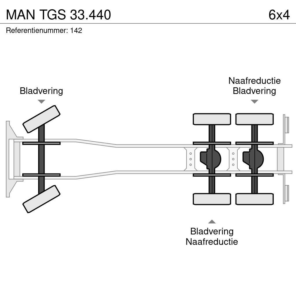 MAN TGS 33.440 Camiones elevadores de gancho