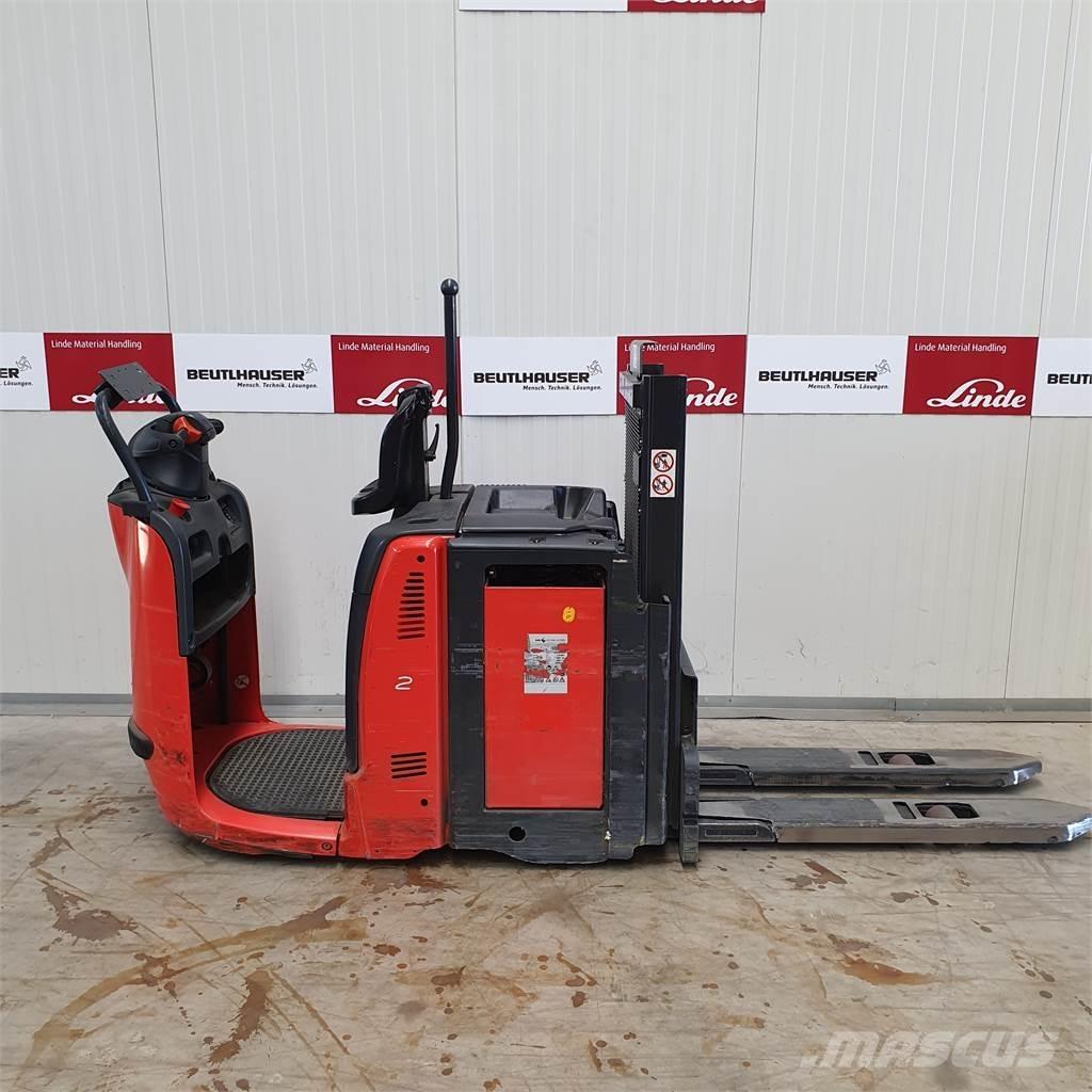 Linde N20L kurz Montacargas recogepedidos de media altura