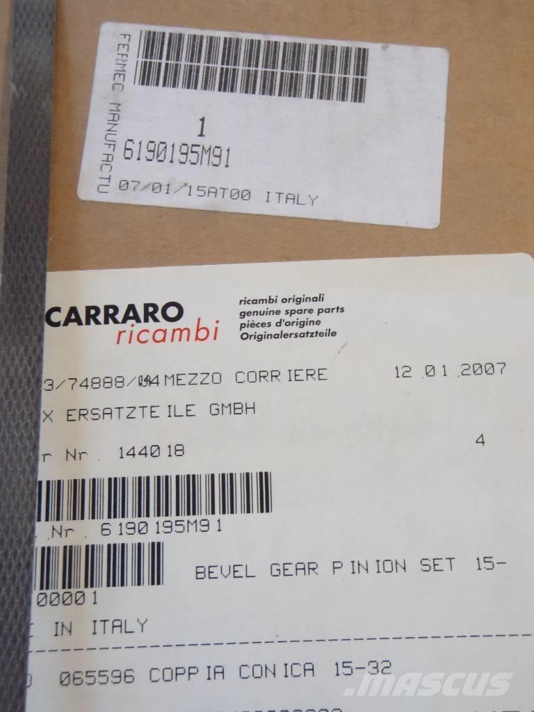 Carraro Baggerlader Transmisiones