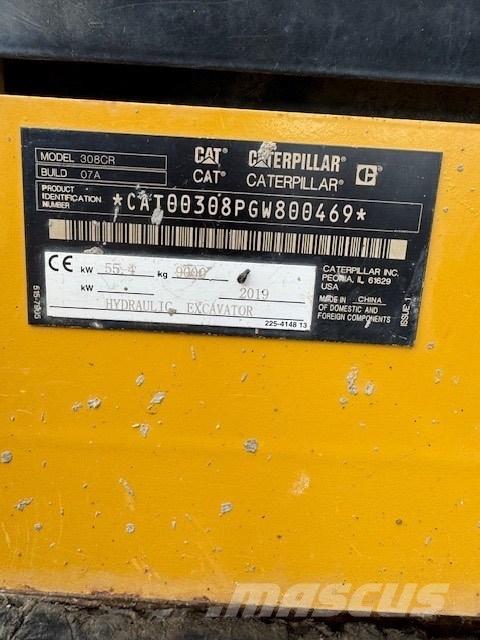 CAT 308 CR Excavadoras 7t - 12t
