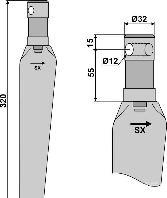 Niemeyer KE tines Chasís