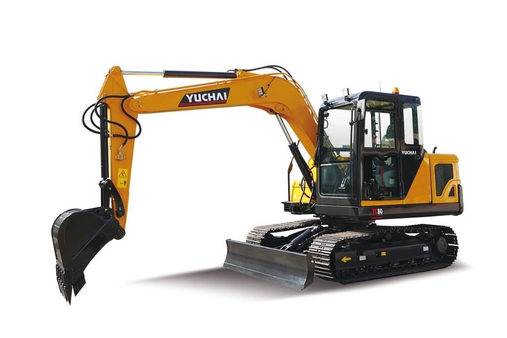 Yuchai YC80 PREMIUM Excavadoras sobre orugas