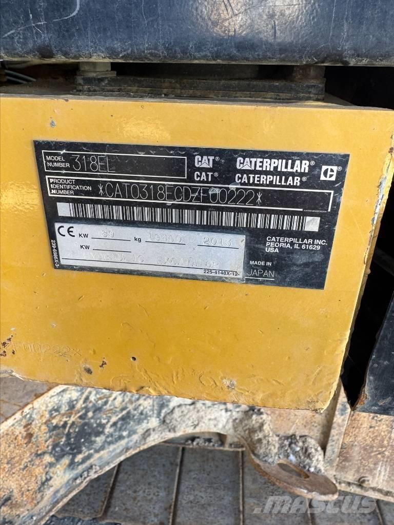 CAT 318 E L Excavadoras sobre orugas