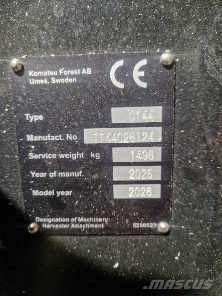Komatsu C 144 Cabezales cortadores