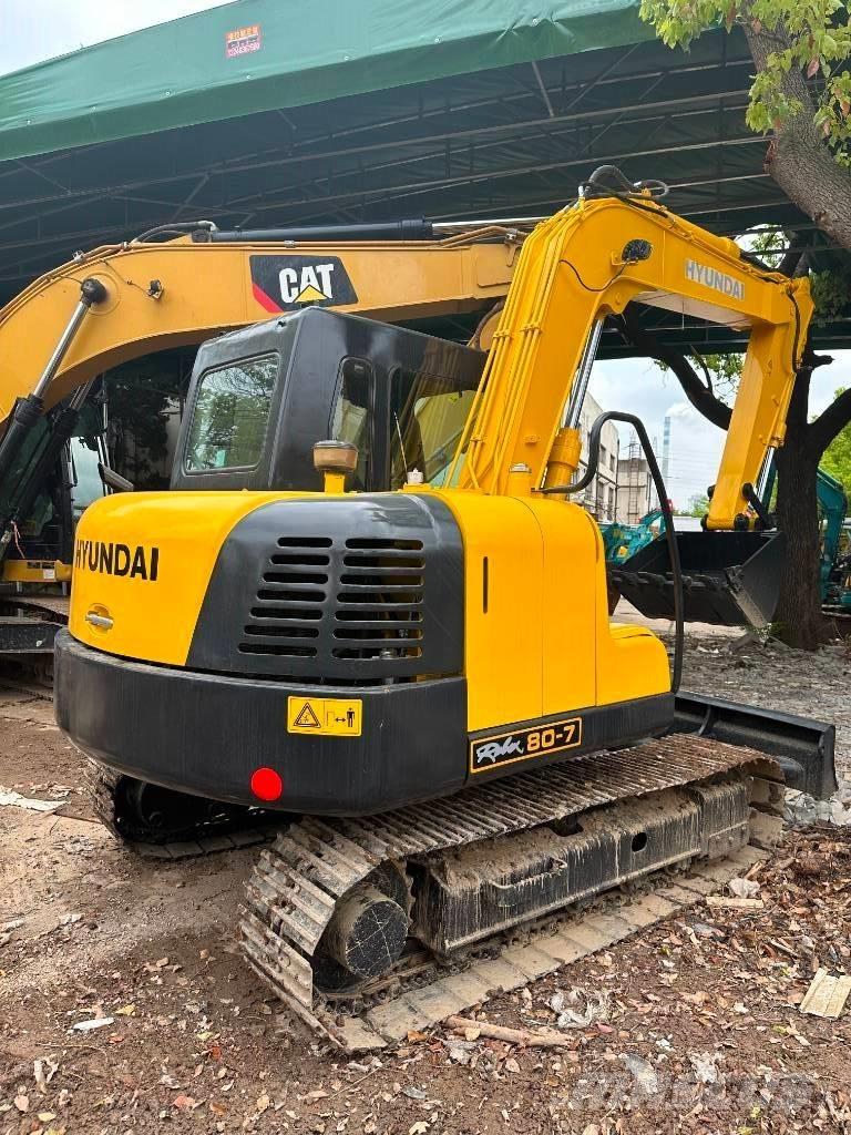 Hyundai 80-7 Excavadoras sobre orugas