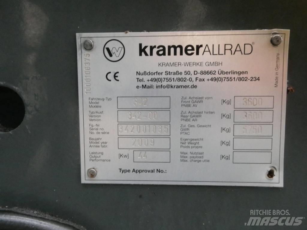 Kramer 380 Cargadoras sobre ruedas