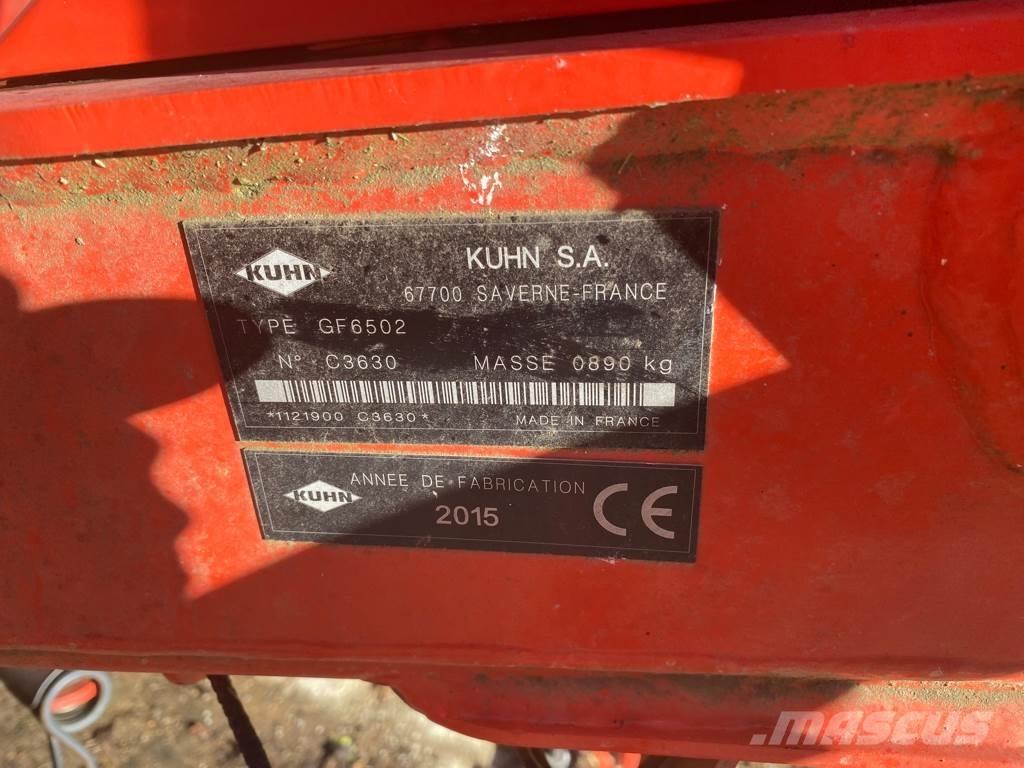 Kuhn GF 6502 Rastrilladoras y rastrilladoras giratorias