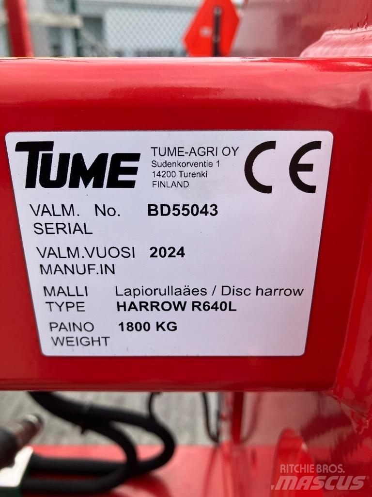 Tume Harrow R640L Gradas