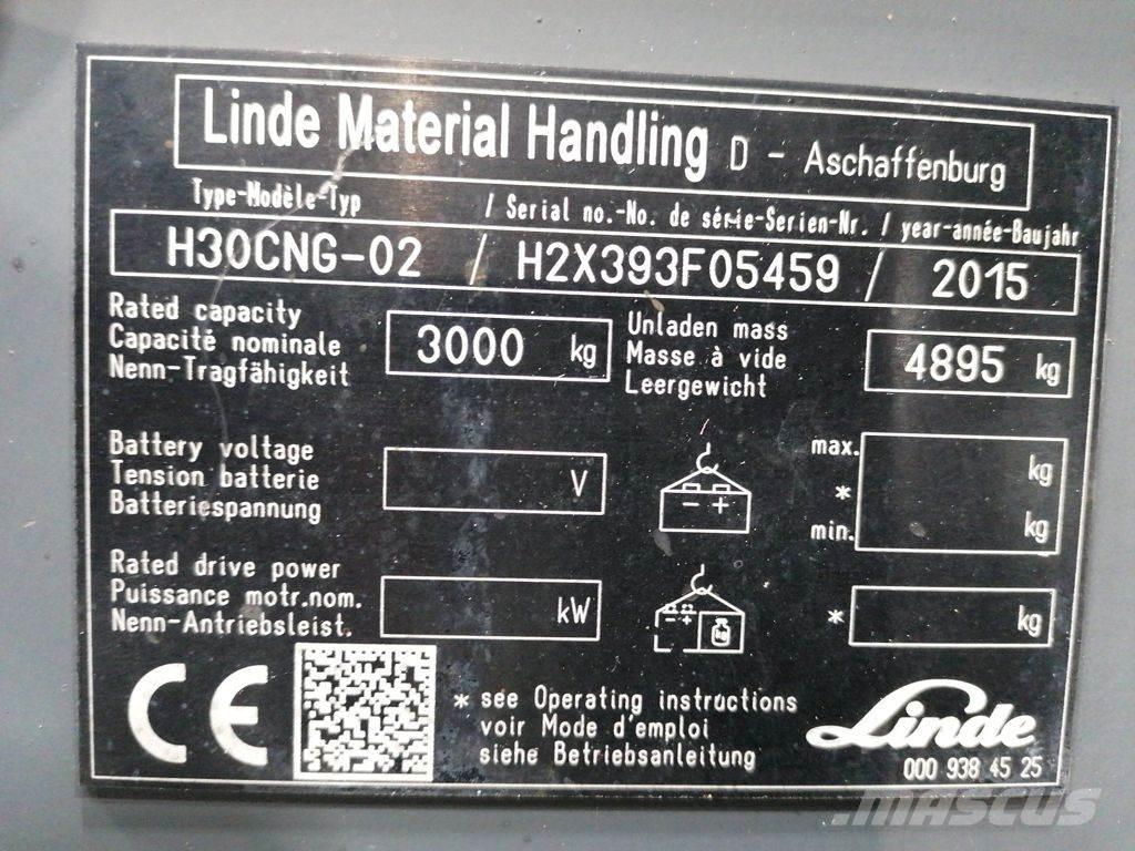 Linde H30T-02 Camiones LPG