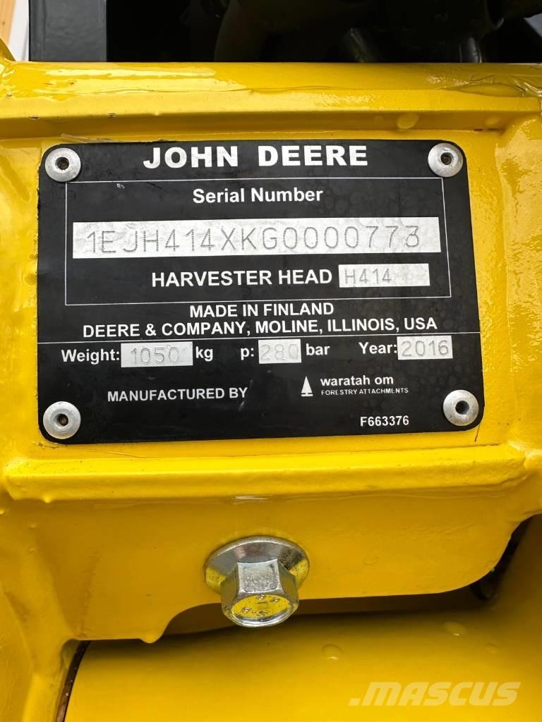 John Deere H 414 Cabezales cortadores