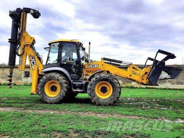 JCB 4CX +Piling Master Retrocargadoras
