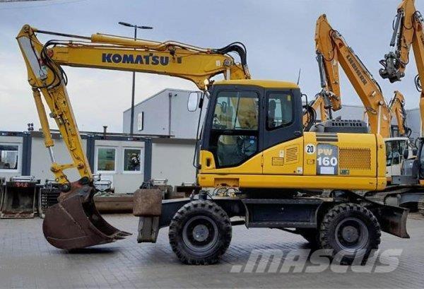 Komatsu PW 160-7E0 Excavadoras de ruedas