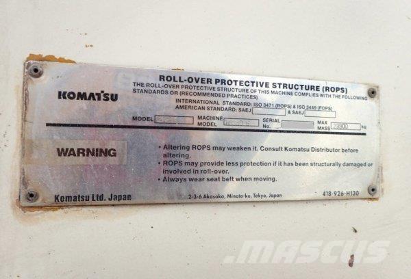 Komatsu WA 380-6 Cargadoras sobre ruedas