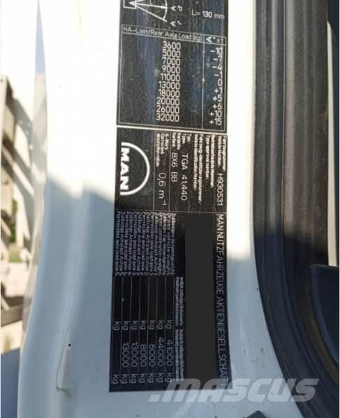 MAN TGA 41.440 Bañeras basculantes usadas