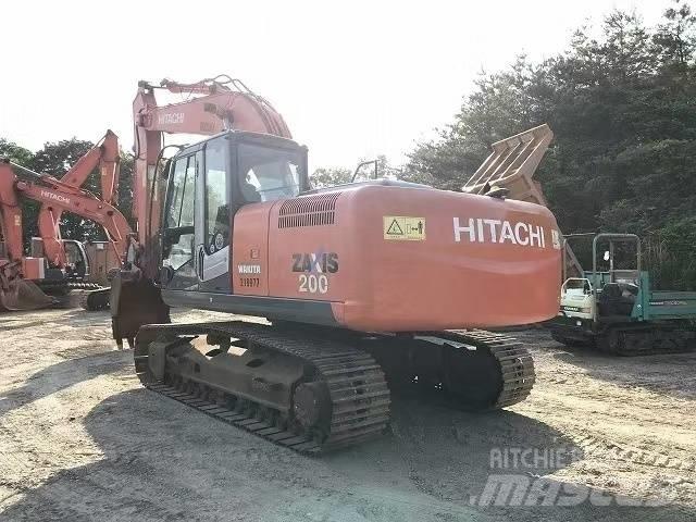 Hitachi ZX 200 Excavadoras sobre orugas