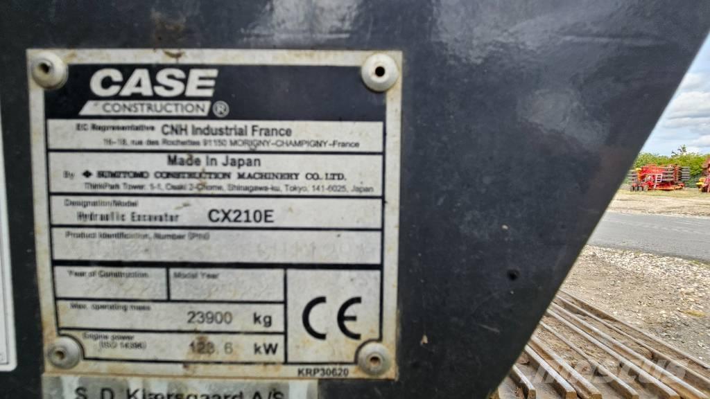 CASE CX 210 E Excavadoras sobre orugas