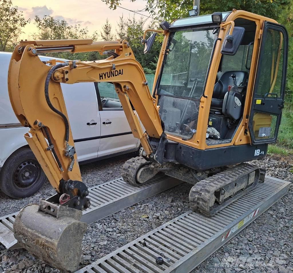 Hyundai R18-9 Miniexcavadoras