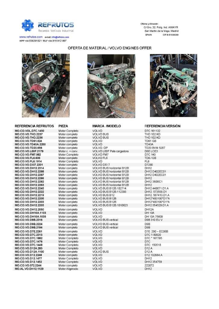 Volvo D9 B Motores