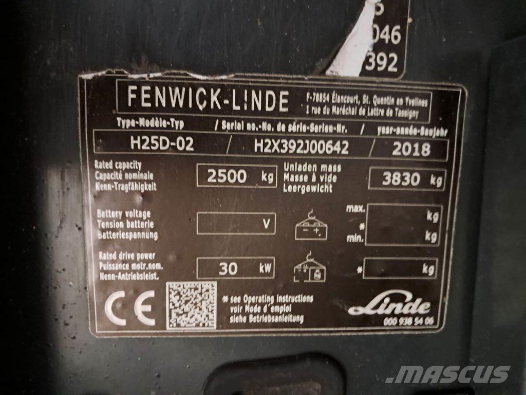 Linde H25D-02 Camiones diesel
