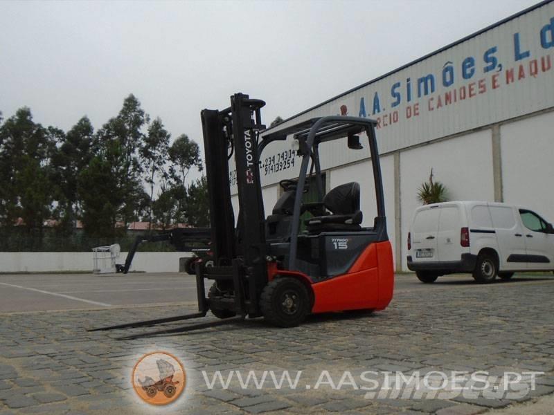 Toyota 8 FB E 15 Carretillas de horquilla eléctrica