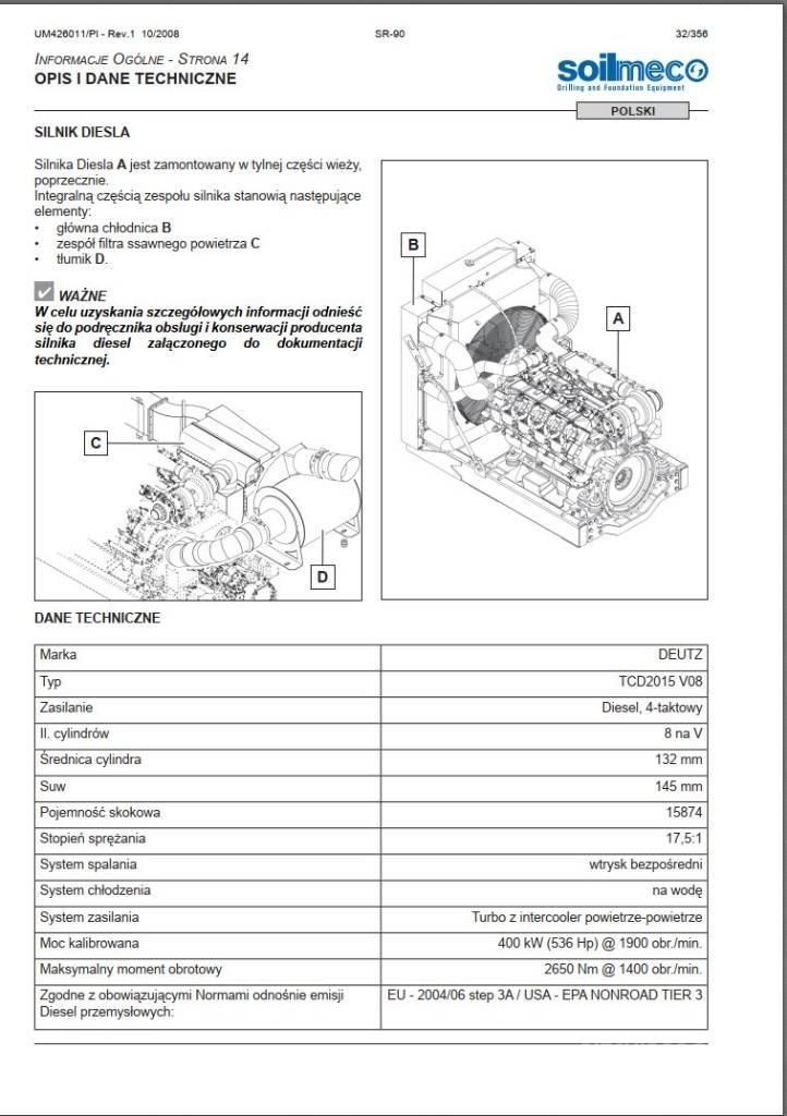 Soilmec SR90 Taladros pesados