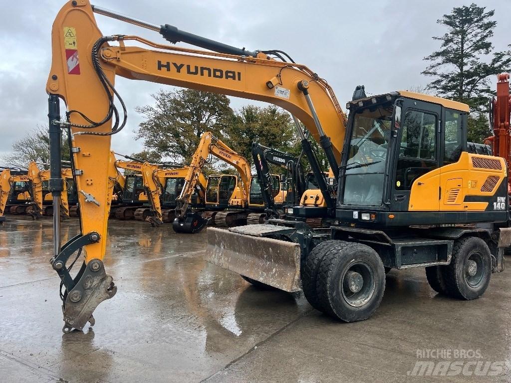 Hyundai HW140 Excavadoras de ruedas