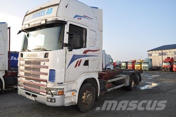 Scania 124 6X2 470 Camiones portacontenedores
