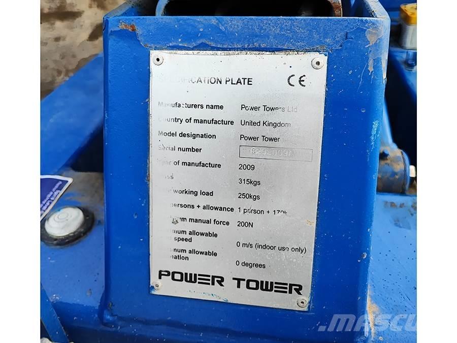 JLG Power Tower Plataformas con brazo de elevación manual