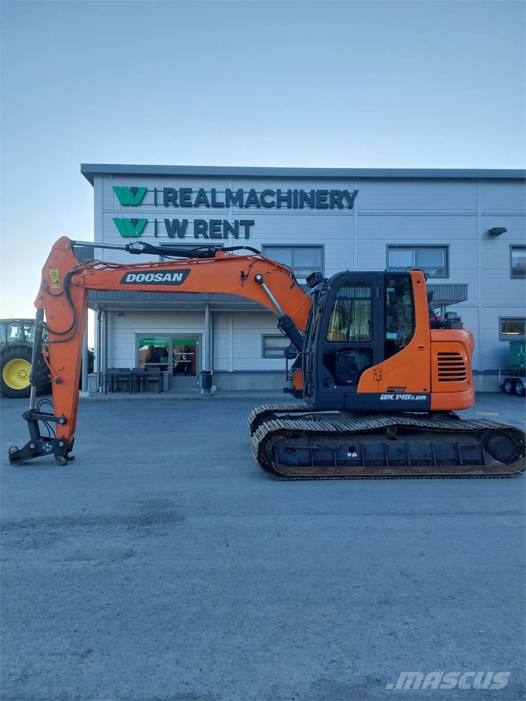 Doosan DX 140LCR 7 Excavadoras sobre orugas