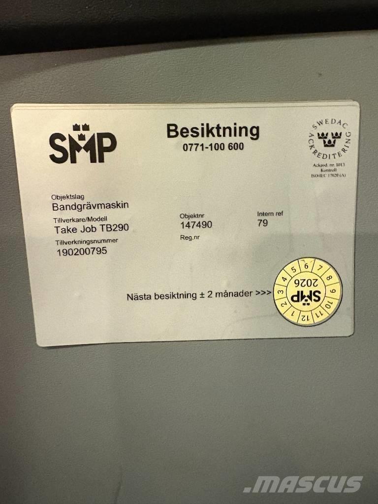 Takeuchi TB290 Excavadoras 7t - 12t