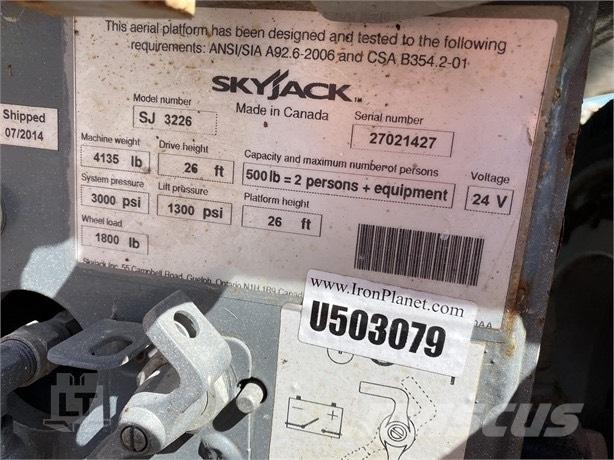 SkyJack SJ III 3226 Plataformas tijera