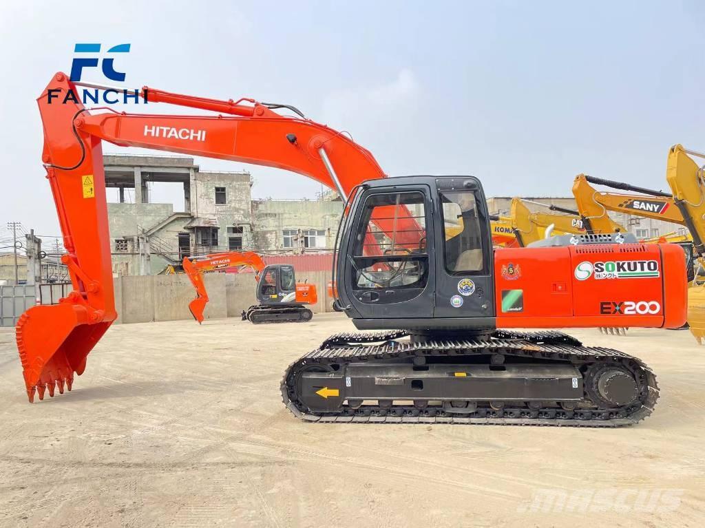 Hitachi EX 200 Excavadoras sobre orugas