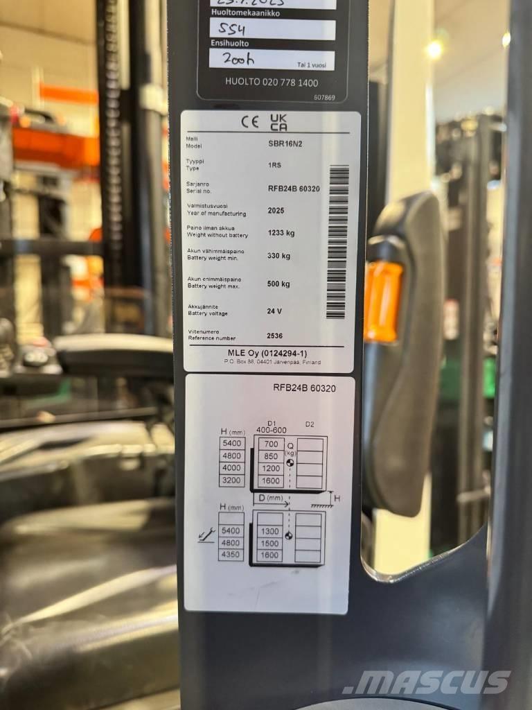 Mitsubishi SBR16N2 Apiladoras eléctricos