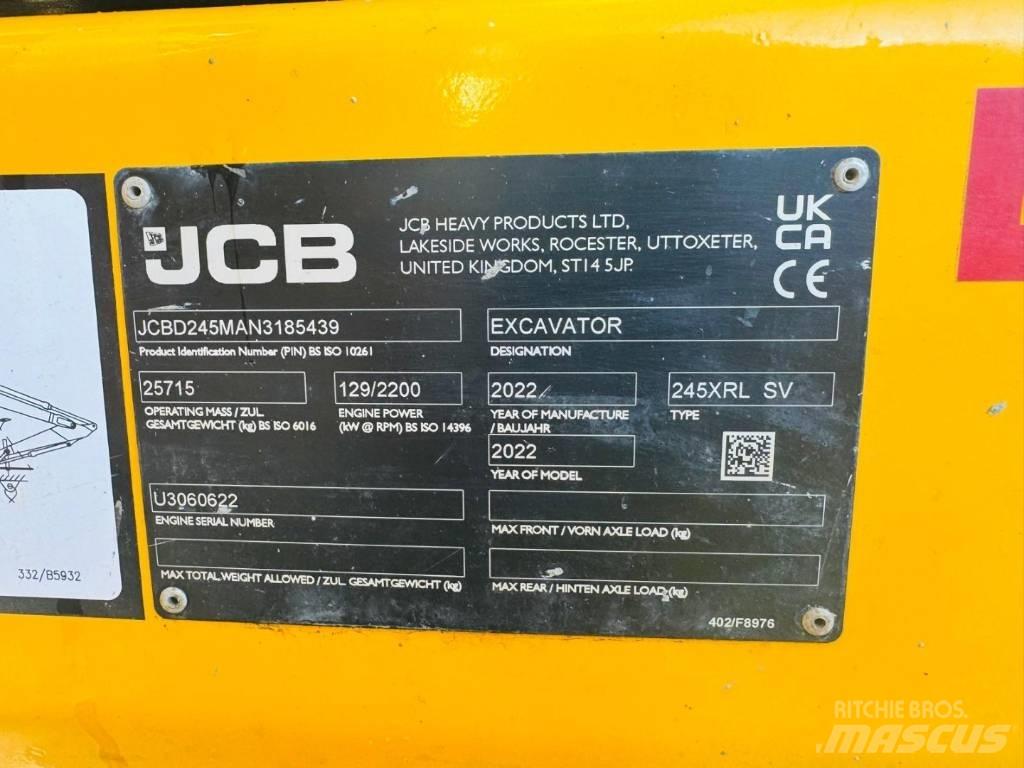 JCB 245 XR Excavadoras sobre orugas