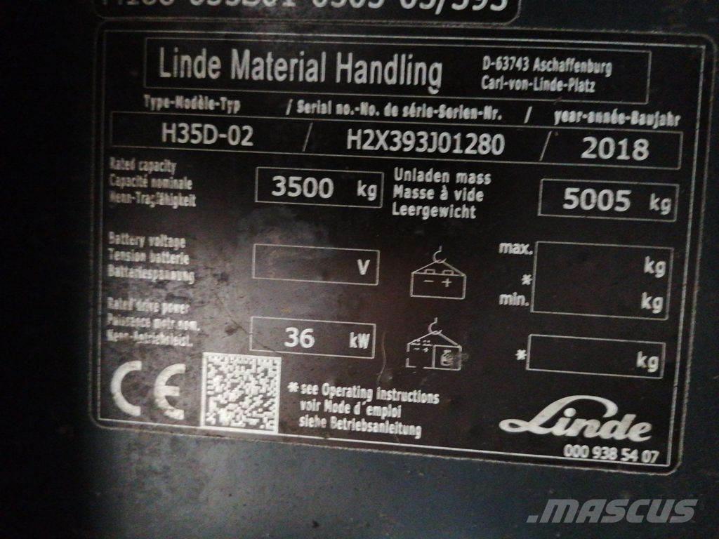 Linde H35D-02 Camiones diesel