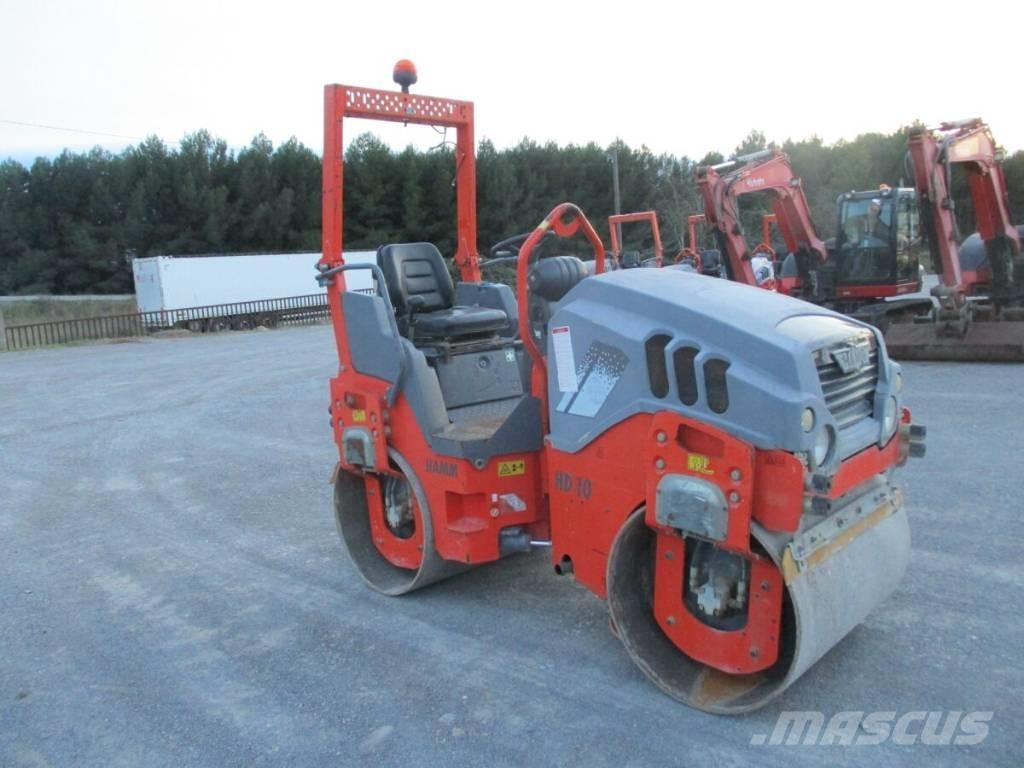 Hamm HD 10 VV Rodillos de doble tambor