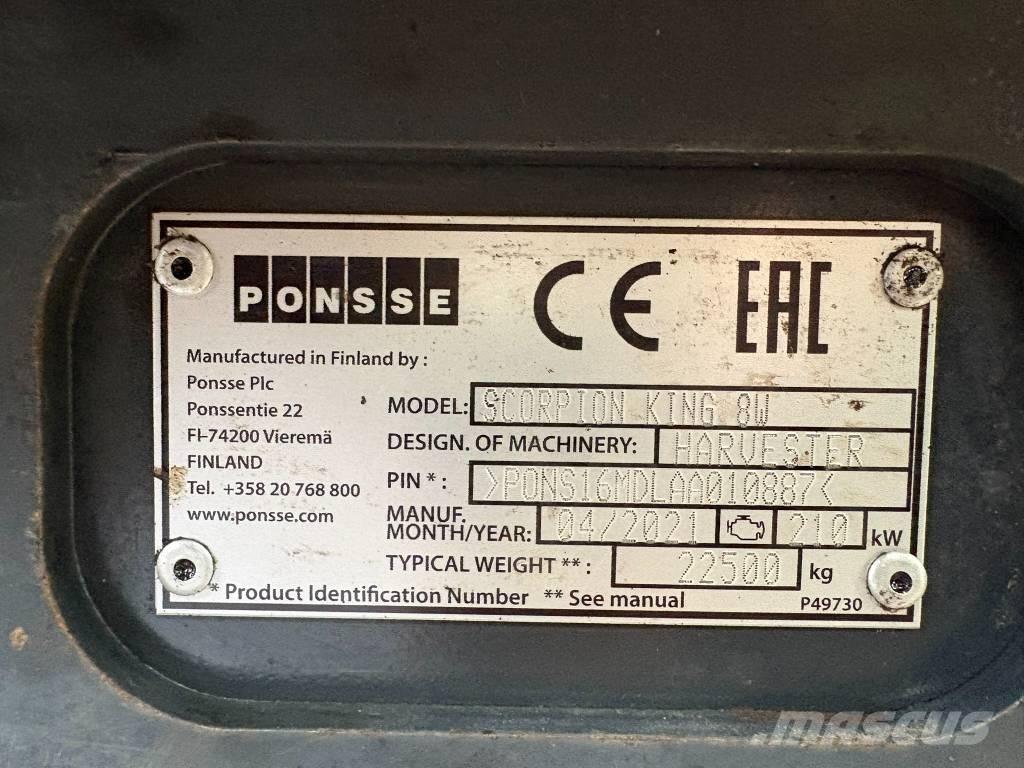 Ponsse Scorpion King Cosechadoras