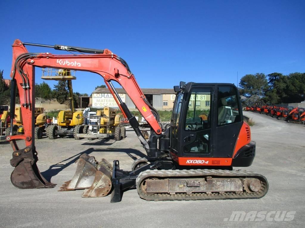 Kubota KX 080-4 Excavadoras 7t - 12t