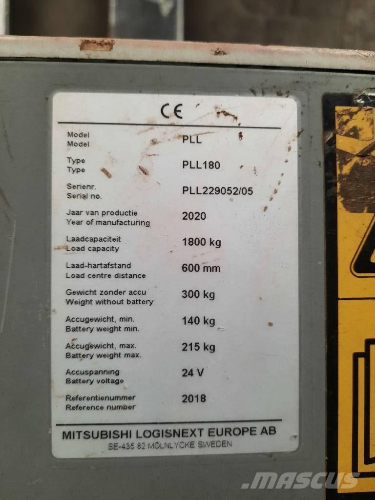 UniCarriers PLL180 Montacargas de baja elevación