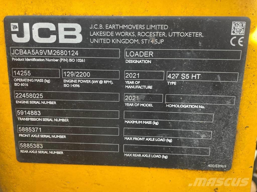 JCB 427 HT Cargadoras sobre ruedas