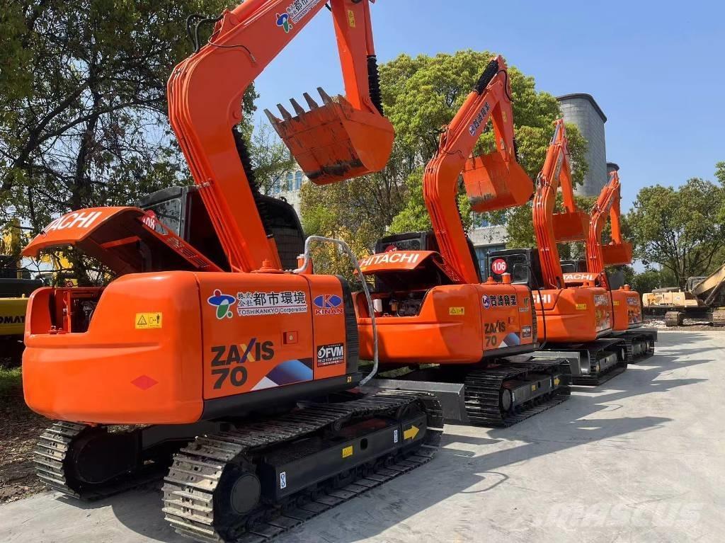 Hitachi ZX70 Excavadoras sobre orugas