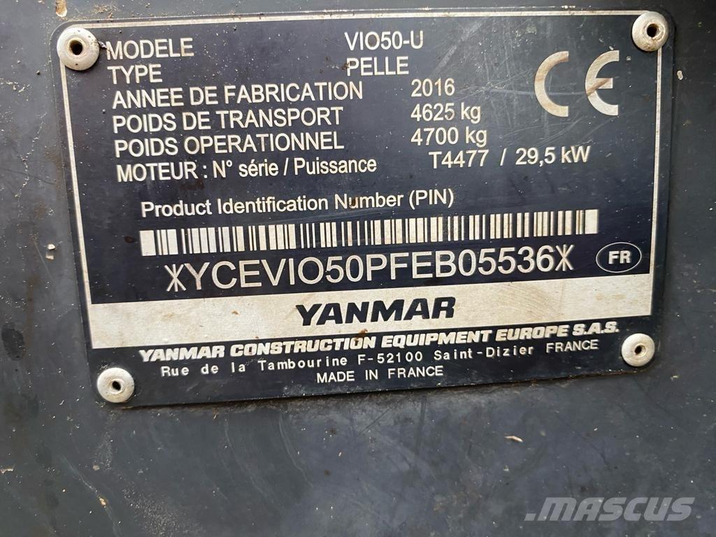 Yanmar Vio 50 U Miniexcavadoras