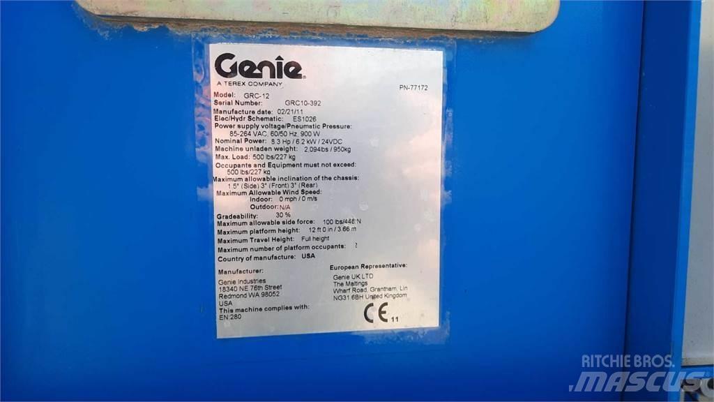 Genie GR12 Otras plataformas elevadoras