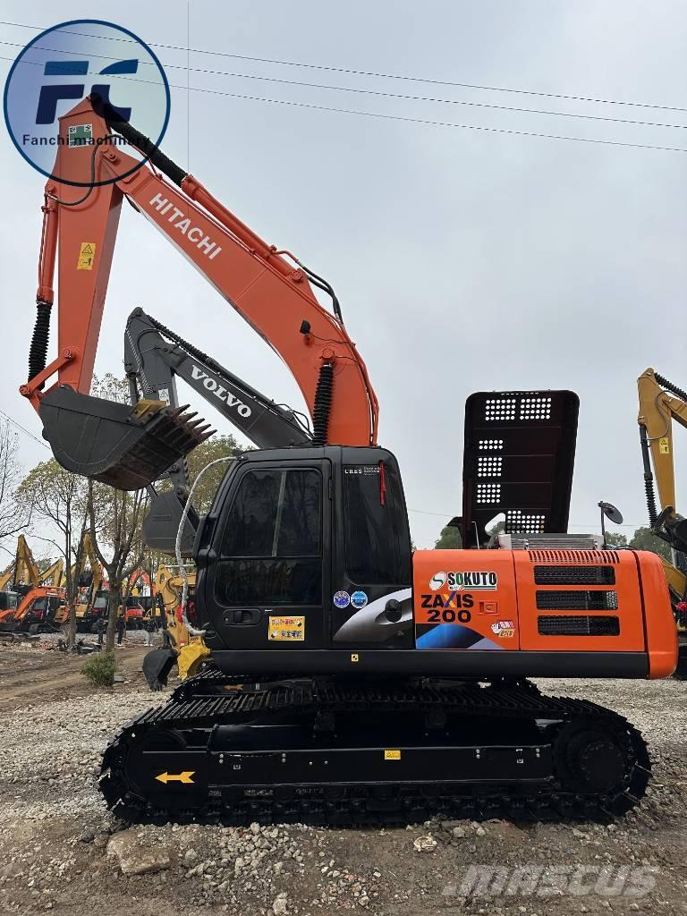 Hitachi ZX 200 Excavadoras sobre orugas
