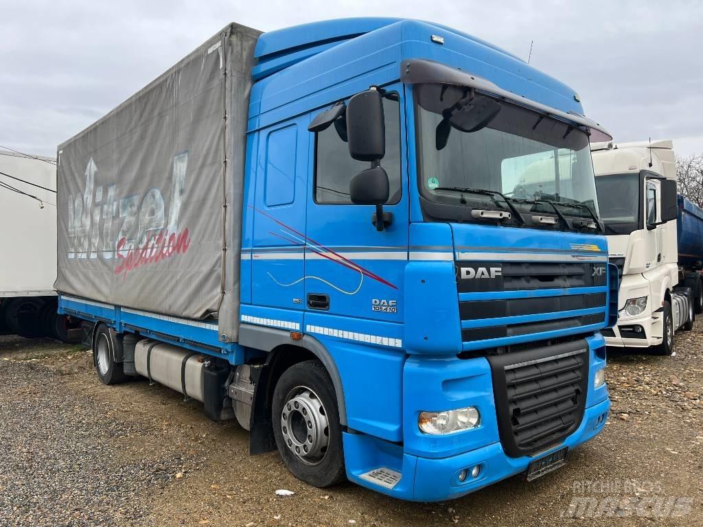 DAF XF105.410 Camiones de caja de lona