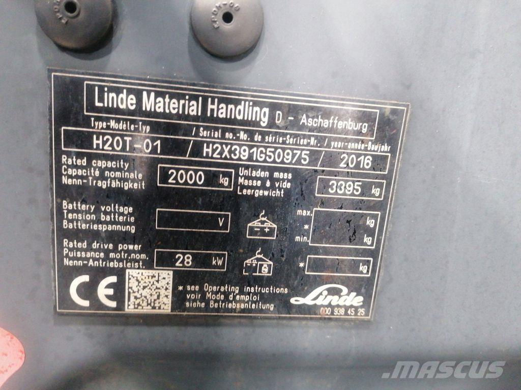 Linde H20T-01 Camiones LPG