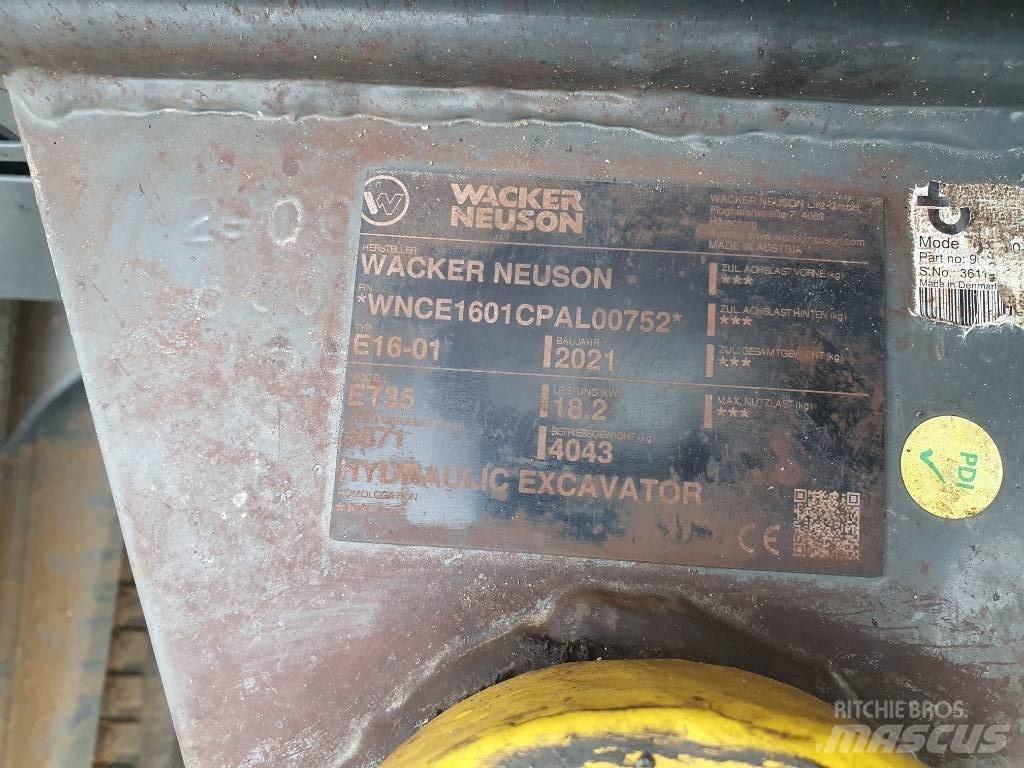 Wacker Neuson ET35 Excavadoras sobre orugas