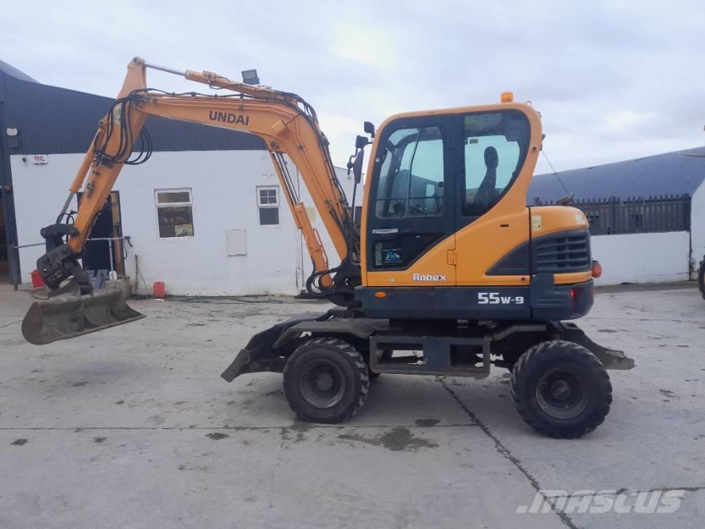 Hyundai R55 W-9 Excavadoras de ruedas