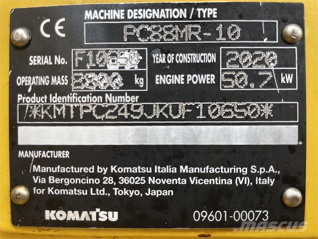 Komatsu PC88MR-10 Excavadoras de ruedas